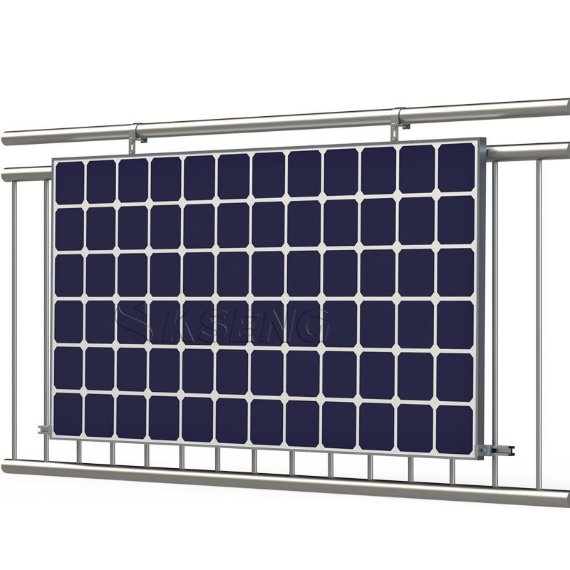 Estructura de montaje de balcón ajustable de panel solar fácil de instalar
