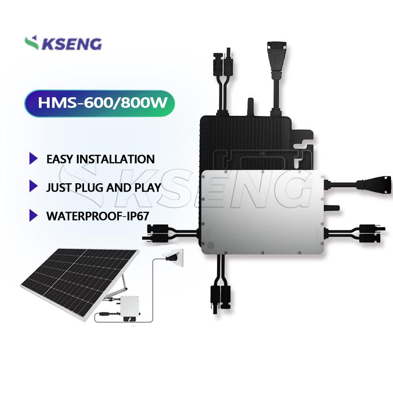 Microinversor Kseng 2 en 1 600w 800w precio de micro inversor solar para el hogar
