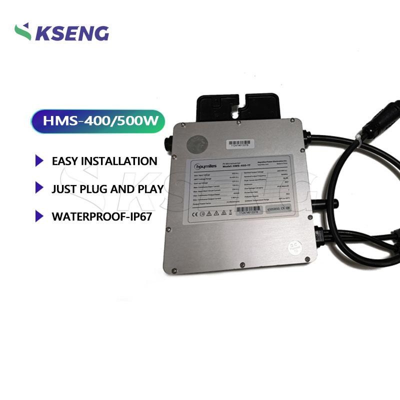 Kseng 1 en 1 a prueba de agua IP67 Solar Grid Tie Micro Inverter 400w
