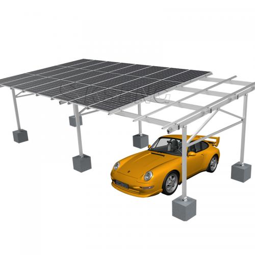 Solar Carport Structure Waterproof Pv Carport Mounting System
