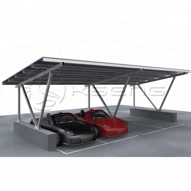 El montaje solar del aparcamiento estructura el sistema solar impermeable del montaje del carport