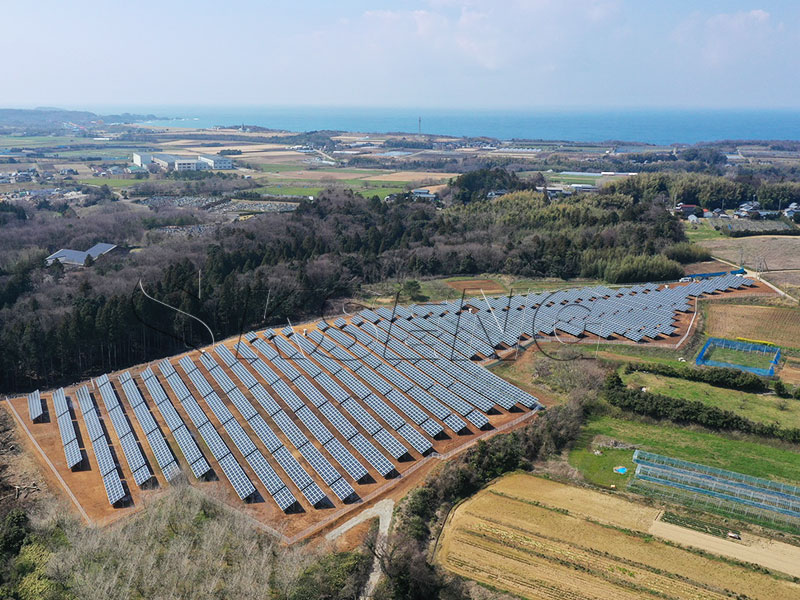 Japón Prefectura de Fukui, sistema de montaje solar en tierra 2457KW
